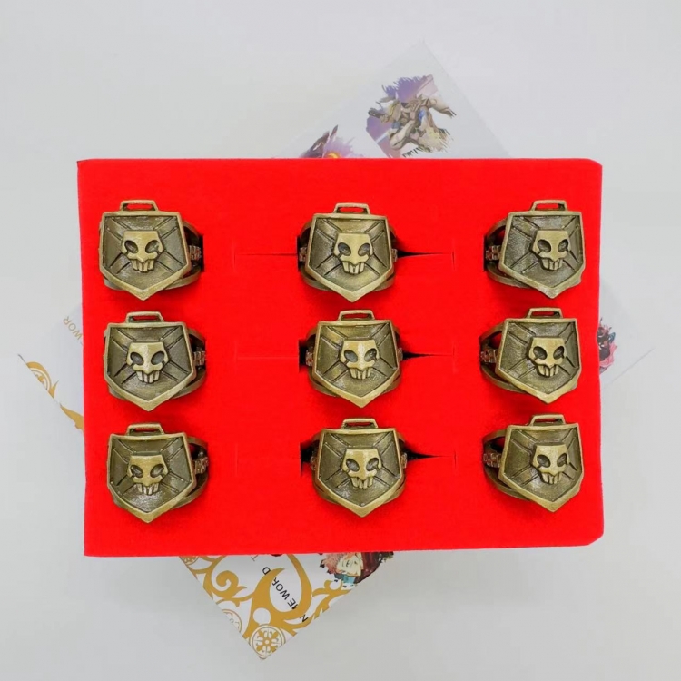 Bleach anime peripheral ring box a set of 9