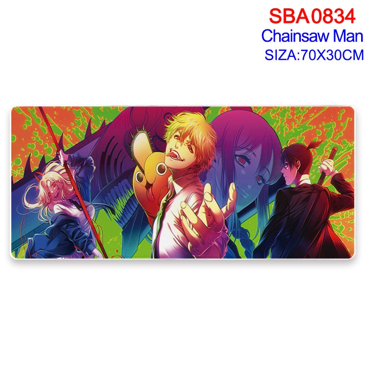 Chainsaw man Animation peripheral lock mouse pad 70X30cm  SBA-834
