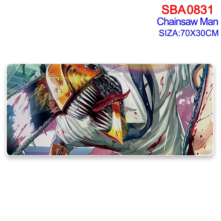 Chainsaw man Animation peripheral lock mouse pad 70X30cm  SBA-831