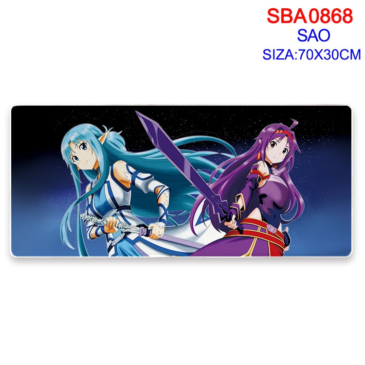 Sword Art Online Animation peripheral lock mouse pad 70X30cm  SBA-868