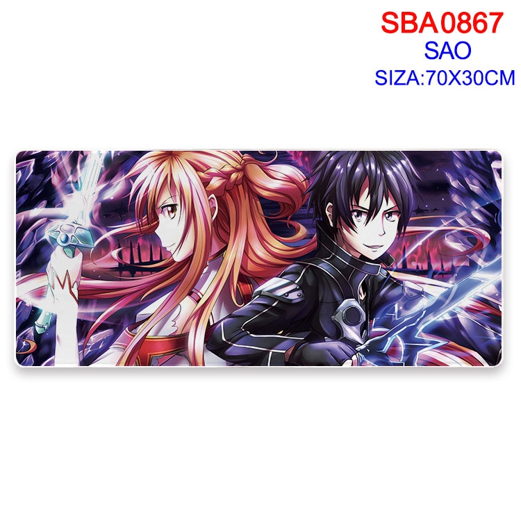 Sword Art Online Animation peripheral lock mouse pad 70X30cm  SBA-867