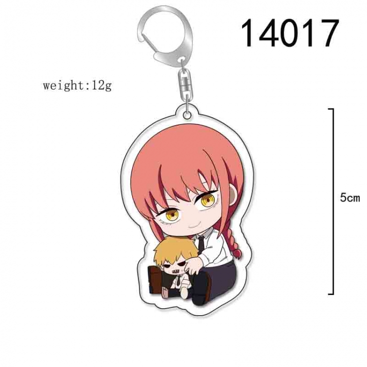 Chainsaw man Anime Acrylic Keychain Charm price for 5 pcs 14017