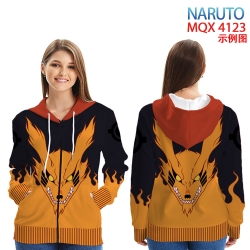 Naruto Long Sleeve Zip Hood Pa...