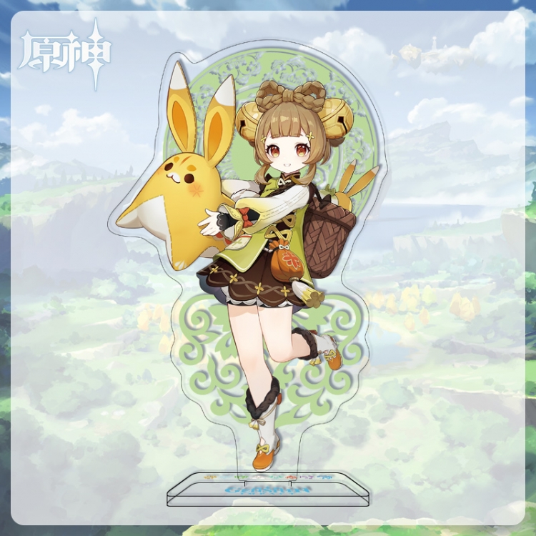 Genshin Impact Anime characters acrylic Standing Plates Keychain 16cm