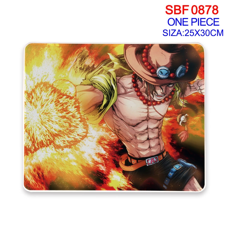 One Piece Anime peripheral edge lock mouse pad 25X30cm