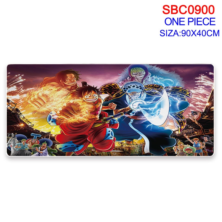 One Piece Anime peripheral edge lock mouse pad 90X40CM SBC-900