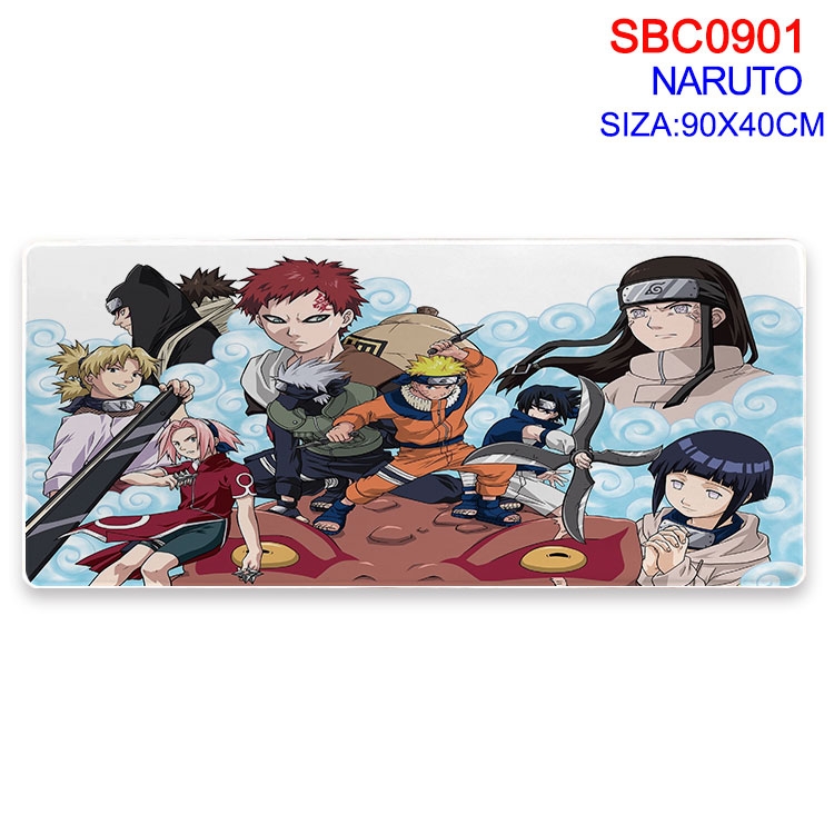 Naruto Anime peripheral edge lock mouse pad 90X40CM  SBC-901