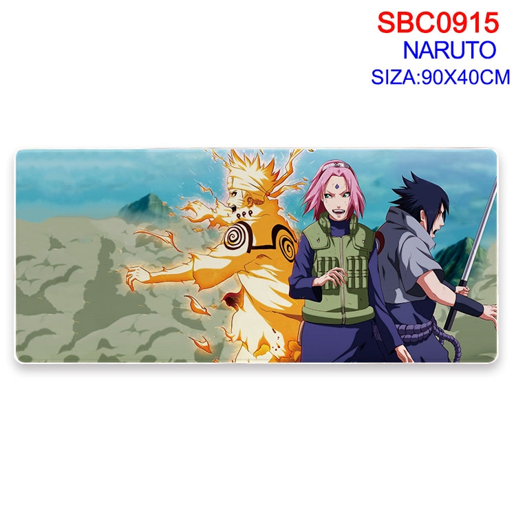 Naruto Anime peripheral edge lock mouse pad 90X40CM  SBC-915