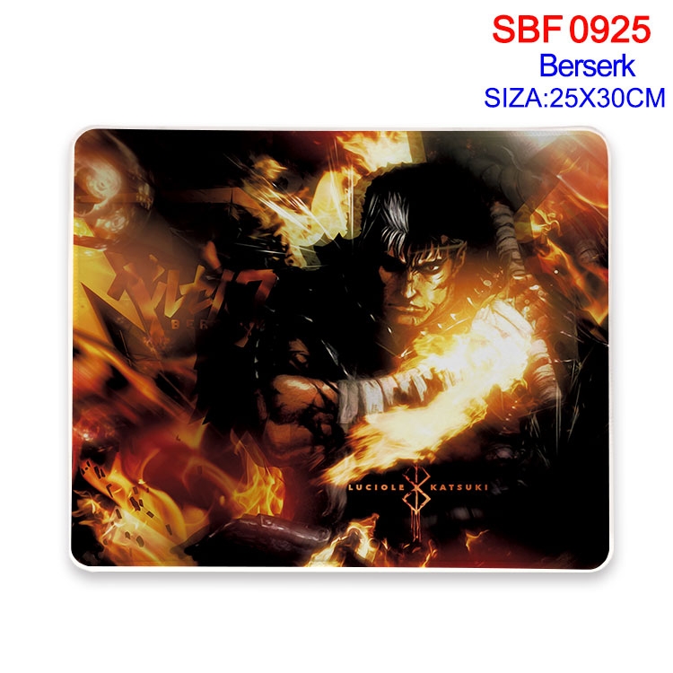 Berserk Anime peripheral edge lock mouse pad 25X30cm  SBF-925