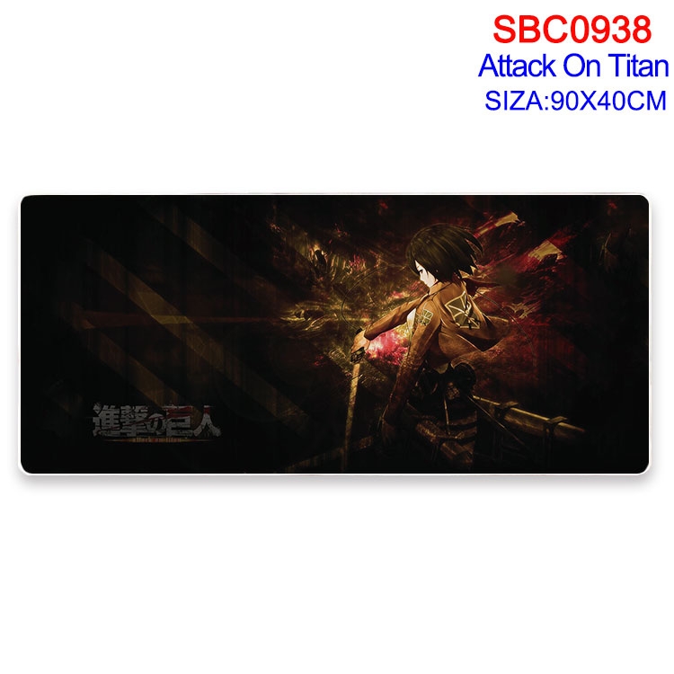 Shingeki no Kyojin Anime peripheral edge lock mouse pad 90X40CM SBC-938