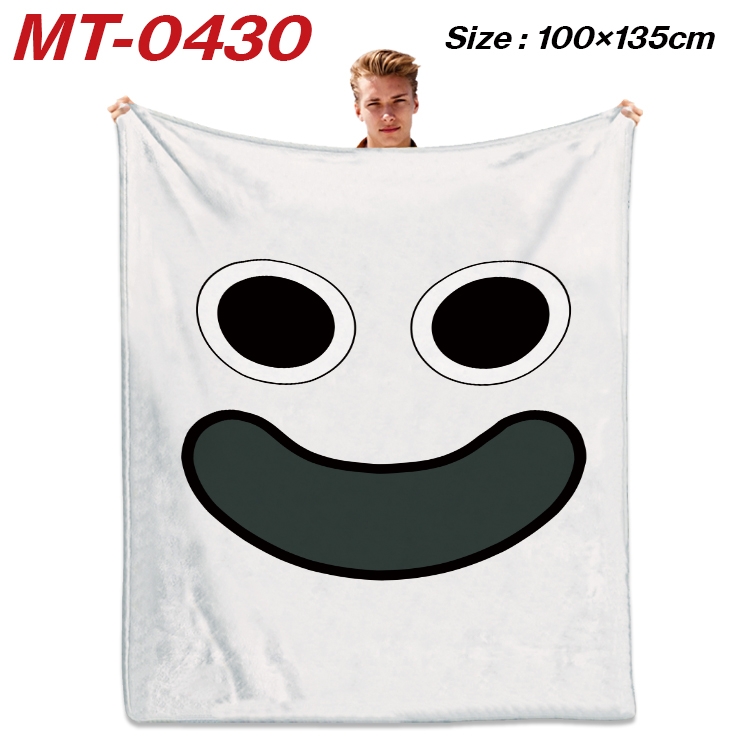 Garten of Banban Anime flannel blanket air conditioner quilt double-sided printing  100x135cm MT-0430