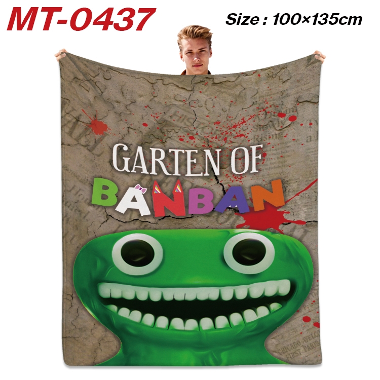 Garten of Banban Anime flannel blanket air conditioner quilt double-sided printing  100x135cm  MT-0437