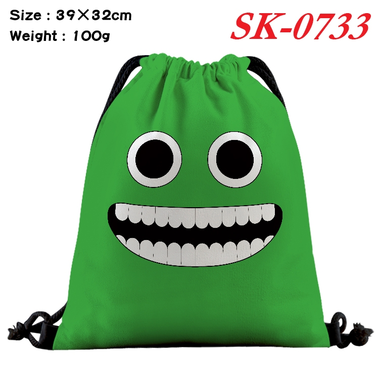 Garten of Banban cartoon Waterproof Nylon Full Color Drawstring Pocket 39x32cm SK-0733