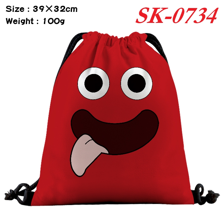 Garten of Banban cartoon Waterproof Nylon Full Color Drawstring Pocket 39x32cm SK-0734
