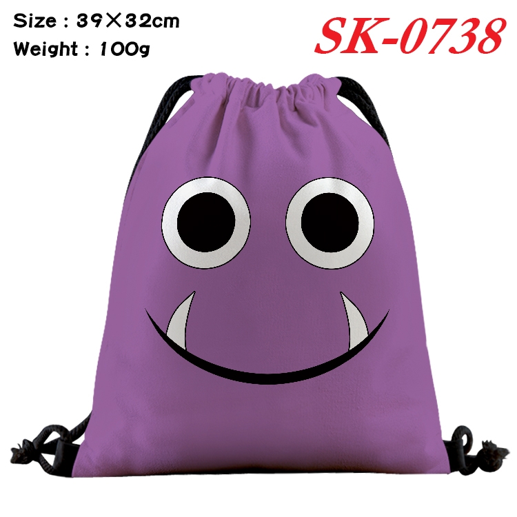 Garten of Banban cartoon Waterproof Nylon Full Color Drawstring Pocket 39x32cm  SK-0738