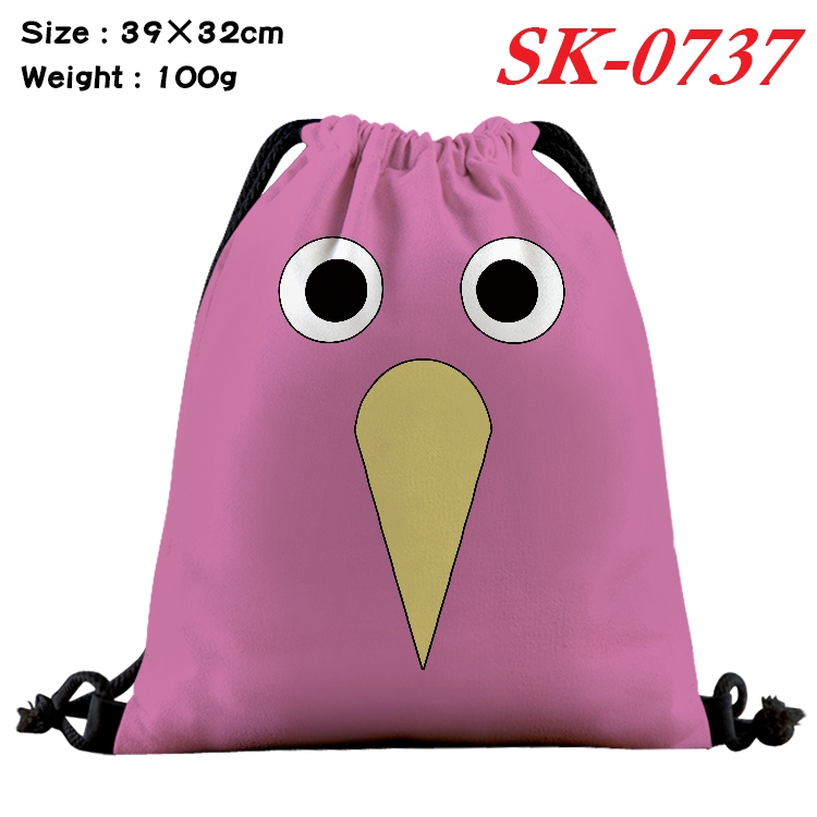 Garten of Banban cartoon Waterproof Nylon Full Color Drawstring Pocket 39x32cm SK-0737