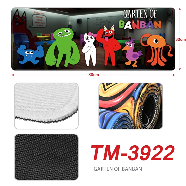 Garten of Banban Anime peripheral new lock edge mouse pad 80X30cm TM-3922
