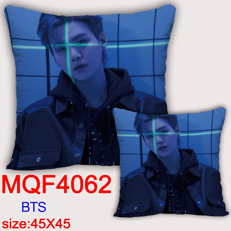 BTS Anime square full-color pillow cushion 45X45CM NO FILLING MQF-4062