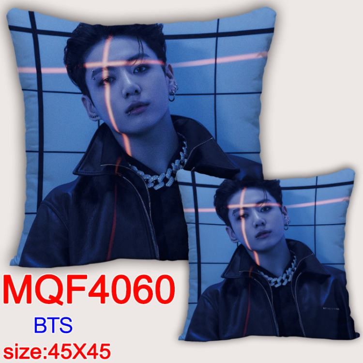 BTS Anime square full-color pillow cushion 45X45CM NO FILLING MQF-4060
