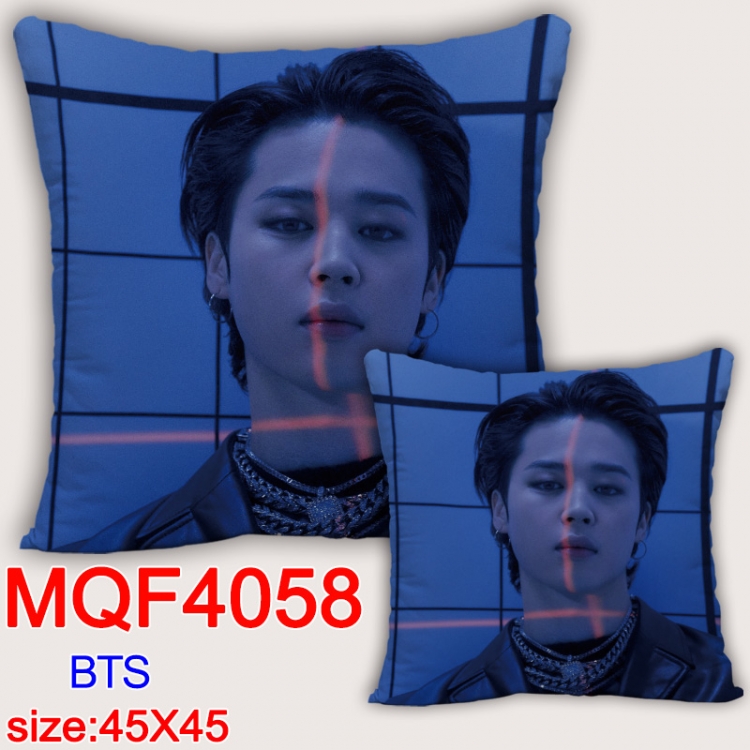 BTS Anime square full-color pillow cushion 45X45CM NO FILLING MQF-4058