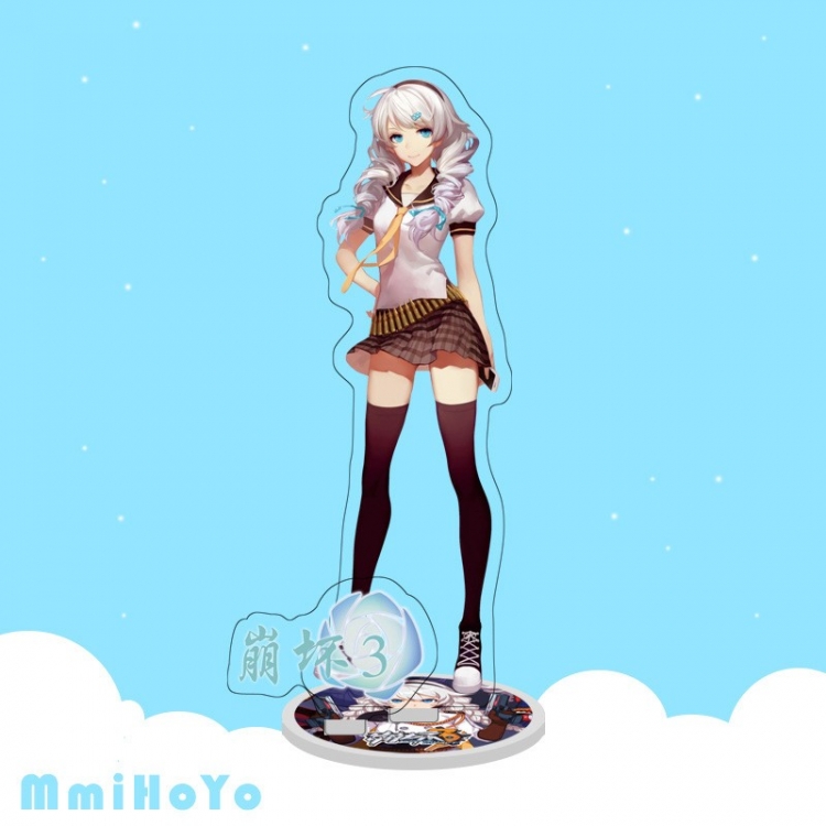 The End of School Anime characters acrylic Standing Plates Keychain 16cm