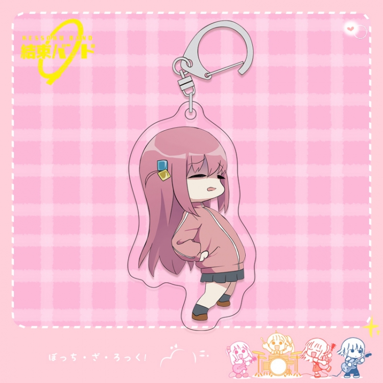 Bocchi the Rock acrylic pendant bag charm keychain price for 5 pcs
