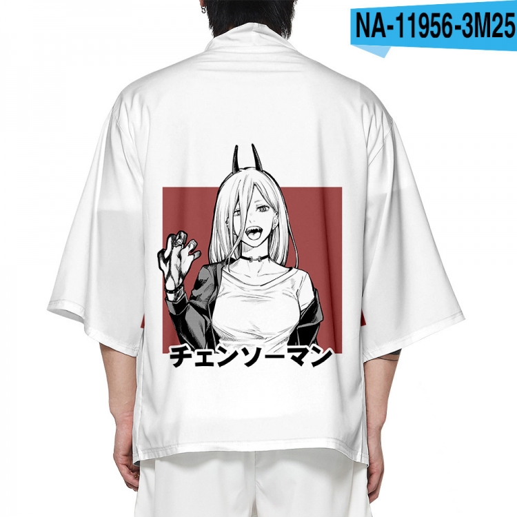 Chainsaw man Full color COS kimono cloak jacket from 2XS to 4XL  three days in advance