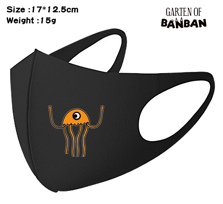 Garten of Banban Stars same black mask 17x12.5cm