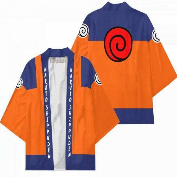 Naruto Full color COS kimono cloak jacket from 2XS to 4XL  three days in advance