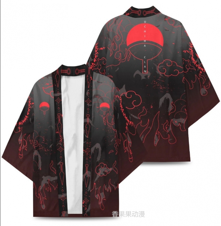 Naruto Full color COS kimono cloak jacket from 2XS to 4XL  three days in advance