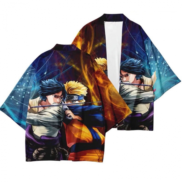 Naruto Full color COS kimono cloak jacket from 2XS to 4XL  three days in advance