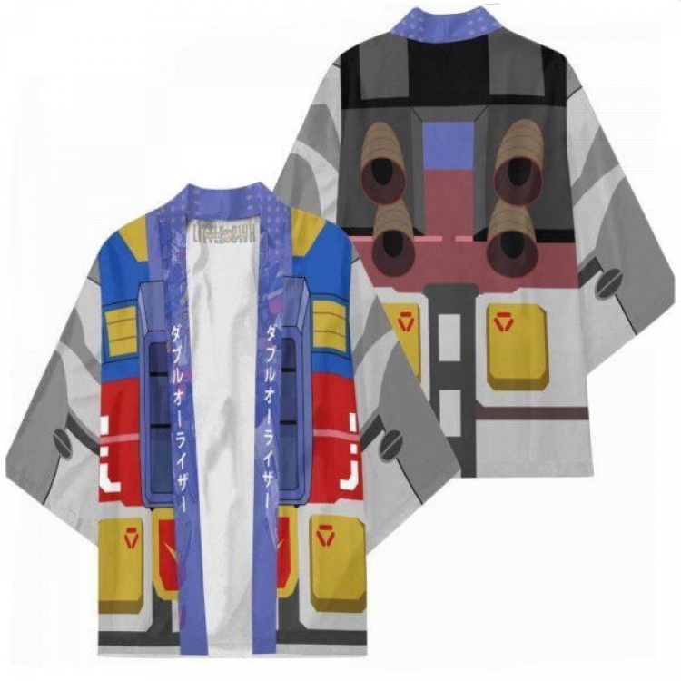 Gundam  Full color COS kimono cloak jacket from 2XS to 4XL  three days in advance
