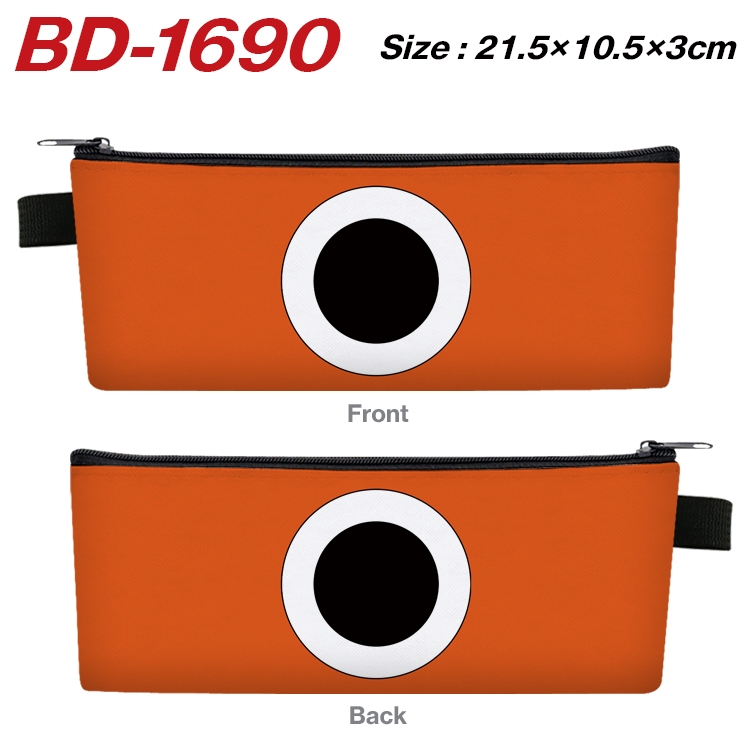 Garten of Banban Game PU leather zipper pen bag 21.5x10.5x3cm BD-1690