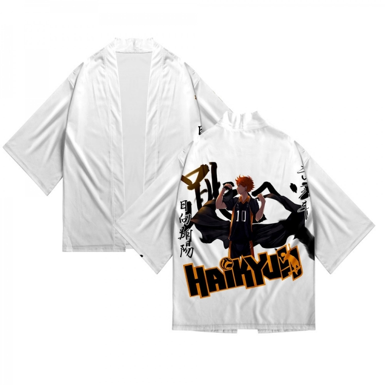 Haikyuu!!  Full color COS kimono cloak jacket from 2XS to 4XL  three days in advance