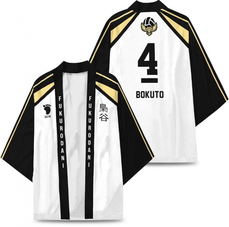 Haikyuu!!  Full color COS kimono cloak jacket from 2XS to 4XL  three days in advance