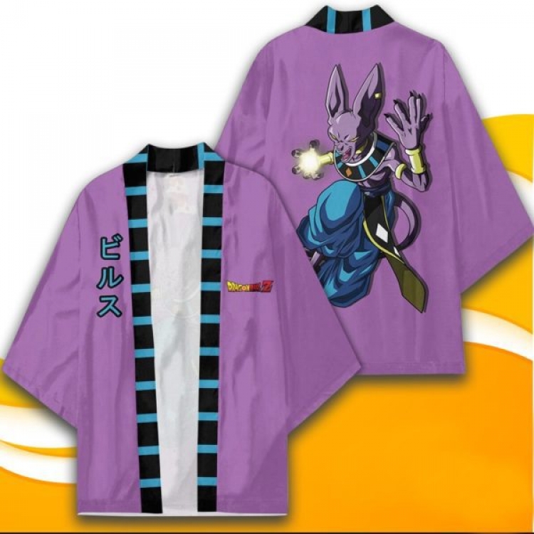 DRAGON BALL Full color COS kimono cloak jacket from 2XS to 4XL  three days in advance