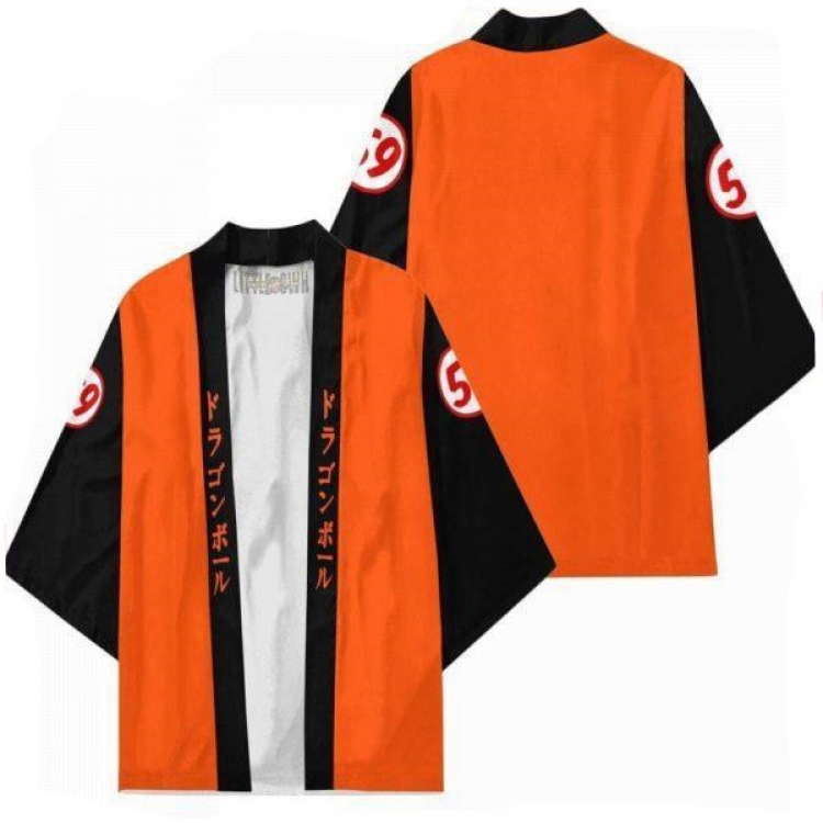 DRAGON BALL Full color COS kimono cloak jacket from 2XS to 4XL  three days in advance