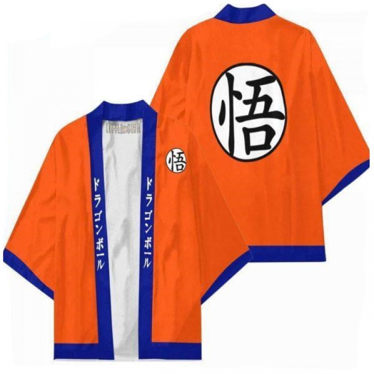 DRAGON BALL Full color COS kimono cloak jacket from 2XS to 4XL  three days in advance