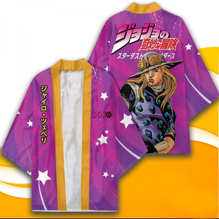 JoJos Bizarre Adventure Full color COS kimono cloak jacket from 2XS to 4XL  three days in advance
