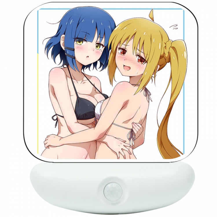 Bocchi the rock Cartoon charging induction night light box package 12X8cm