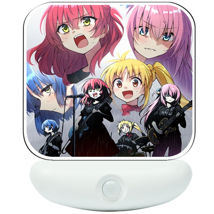 Bocchi the rock Cartoon charging induction night light box package 12X8cm