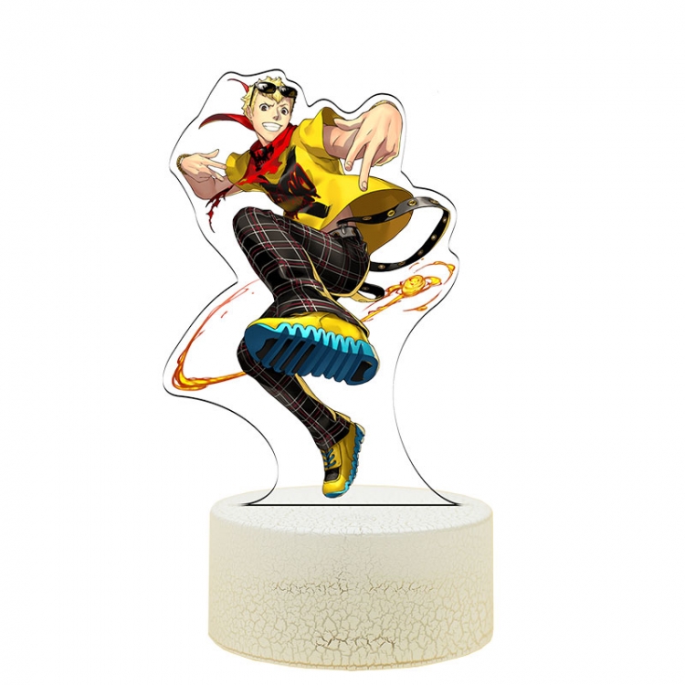 Megami Ibunroku Persona Acrylic Night Light 16 Color-changing USB Interface Box Set 19X7X4CM white base