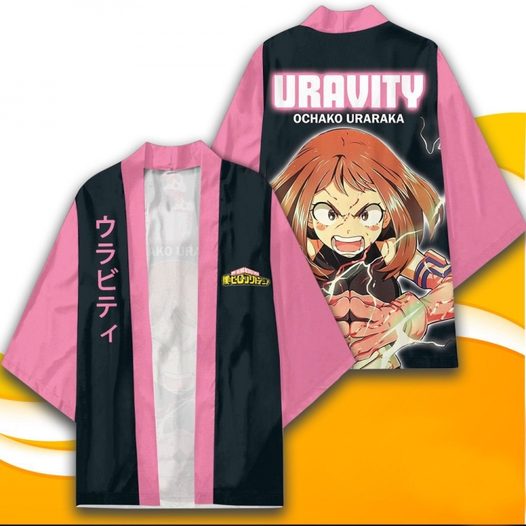 My Hero Academia Full color COS kimono cloak jacket from 2XS to 4XL  three days in advance