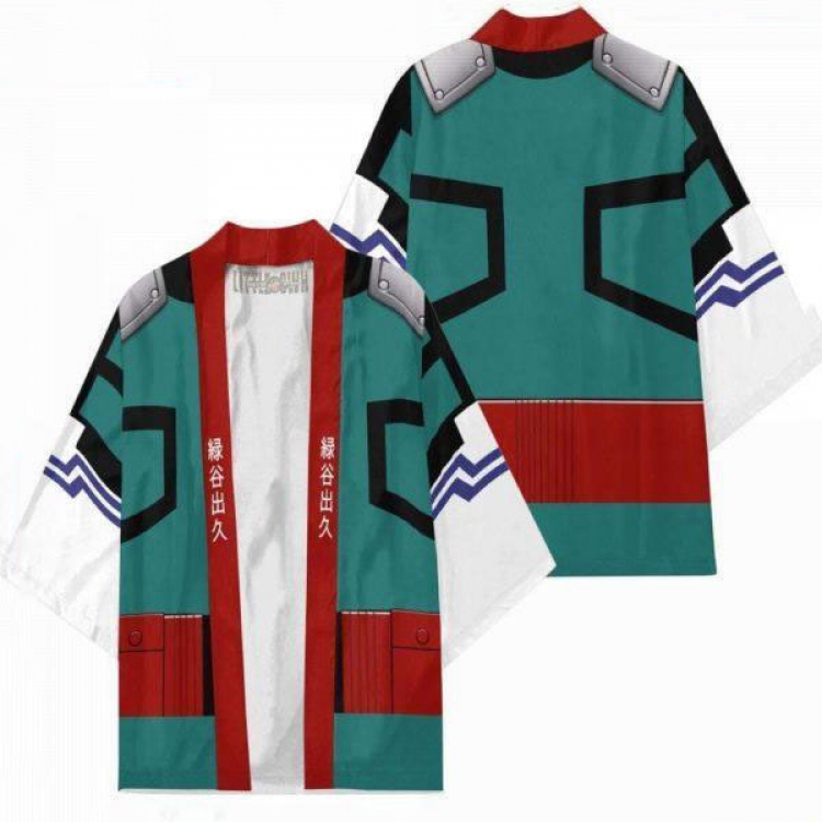 My Hero Academia Full color COS kimono cloak jacket from 2XS to 4XL  three days in advance