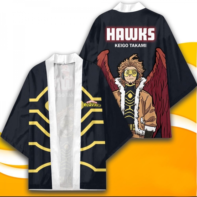 My Hero Academia Full color COS kimono cloak jacket from 2XS to 4XL  three days in advance