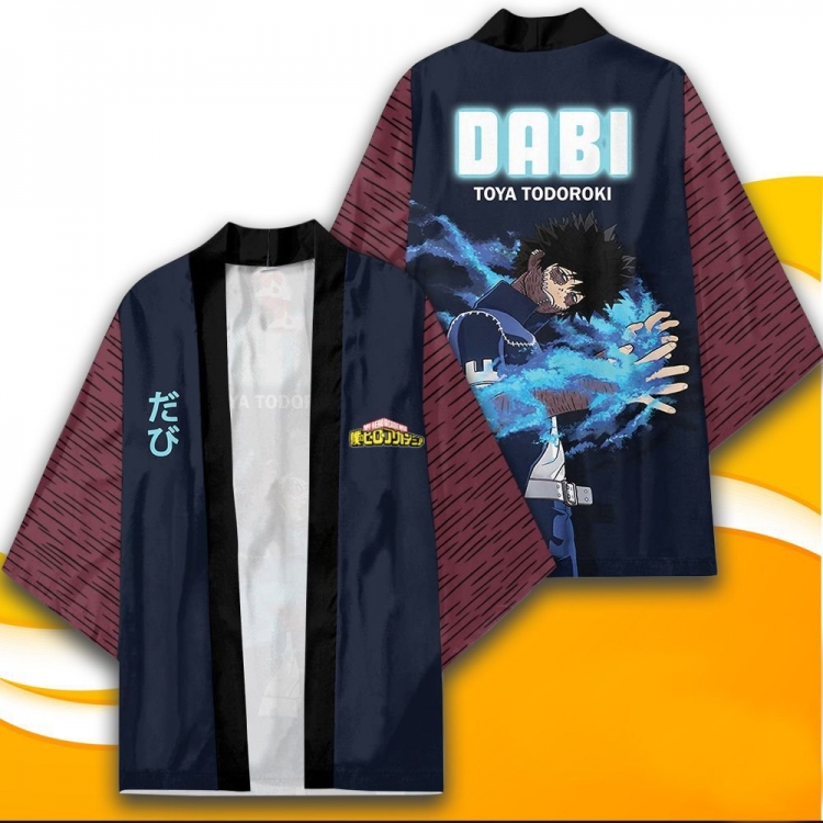 My Hero Academia Full color COS kimono cloak jacket from 2XS to 4XL  three days in advance