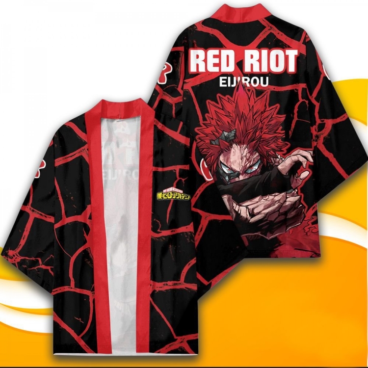 My Hero Academia Full color COS kimono cloak jacket from 2XS to 4XL  three days in advance