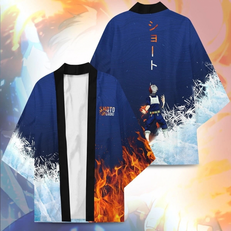 My Hero Academia Full color COS kimono cloak jacket from 2XS to 4XL  three days in advance
