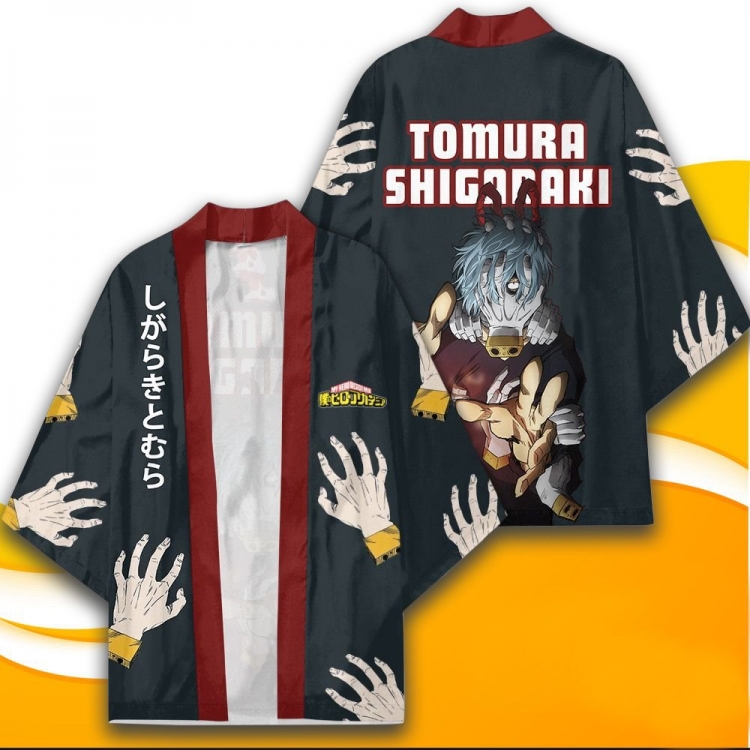 My Hero Academia Full color COS kimono cloak jacket from 2XS to 4XL  three days in advance