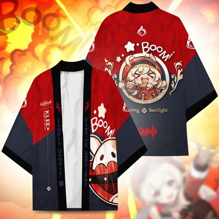 Genshin Impact  Full color COS kimono cloak jacket from 2XS to 4XL  three days in advance